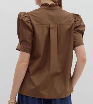 Entro - Short Sleeve Puff Sleeve Top