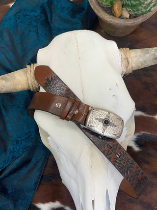 Hooey - Women's Dakota 1.5" Leather Belt