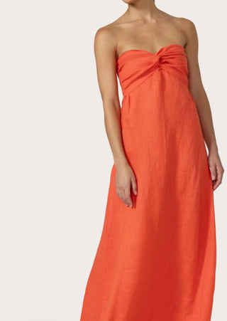 Lusana - Melody Maxi Linen Dress