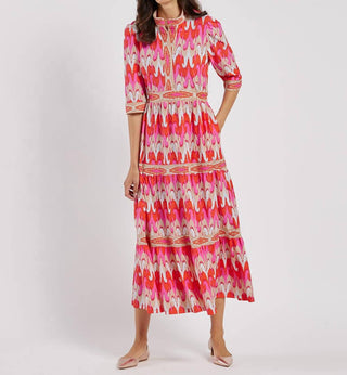 Jude Connally - Candy 3/4 Sleeves Maxi Dress