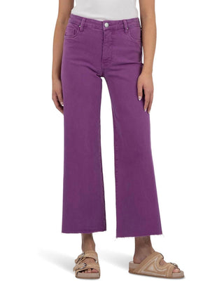Kut From The Kloth - Meg High-rise Fab Ab Wide Leg Jean