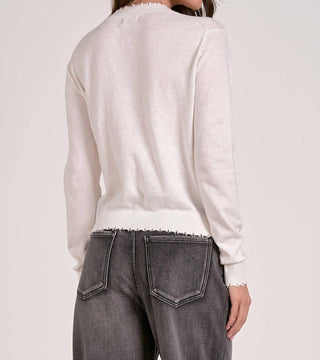 Elan - Distressed Edge Cardigan