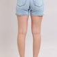 Judy Blue - Mid Rise Vintage Wash Dad Short