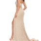 Ashleylauren - Fully Beaded Strapless Gown