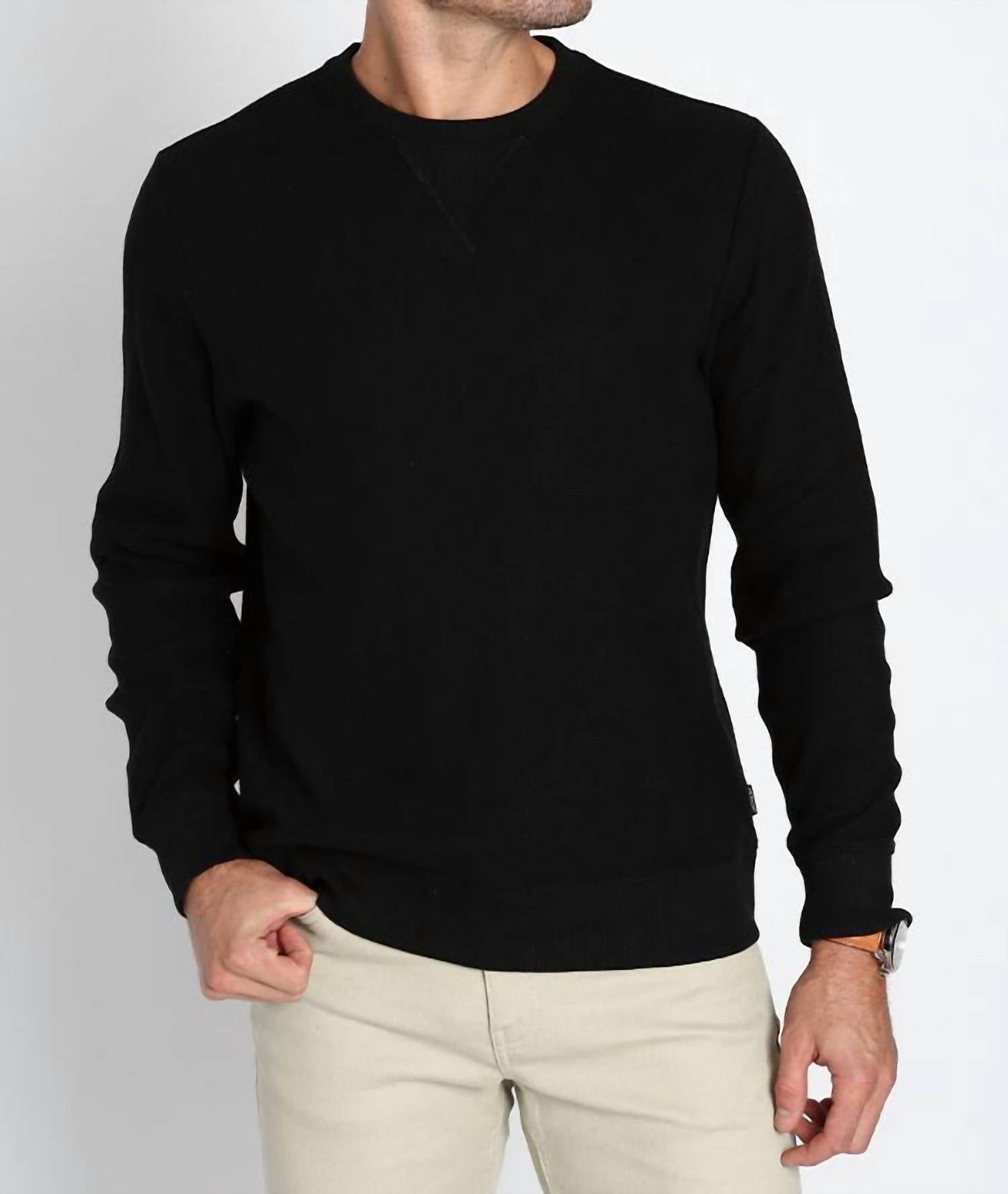 Jachs New York - Brushed Waffle Crewneck Sweatshirt