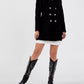 Zaalima Fashion - Solid Color Regular Coat