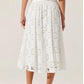 Astr - Andolina Crochet Lace Midi Skirt