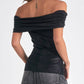 Elan - Off The Shoulder Shimmer Top