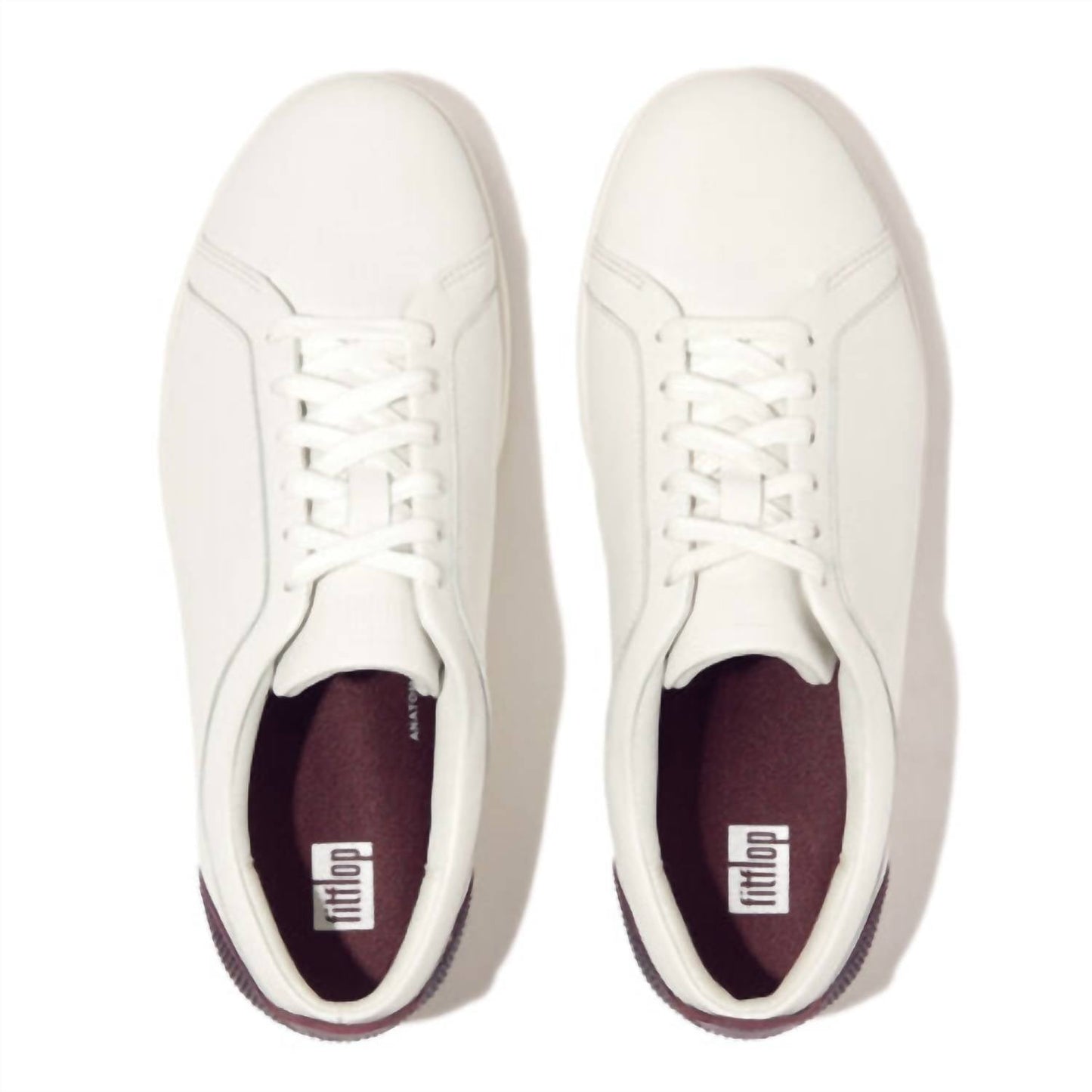 Fitflop - Women's Rally Crystal Backtab Leather Sneaker