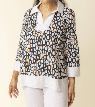 Habitat - Oat linen circle Caftan