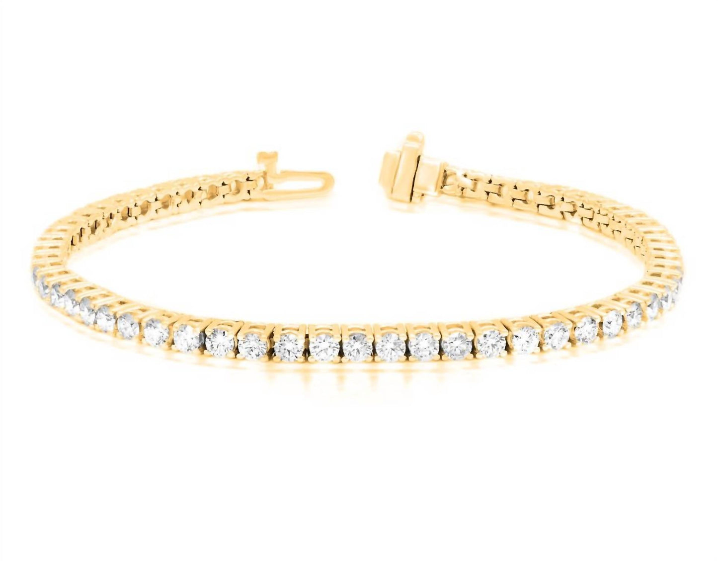 Diana M Jewels - 4.11 Cts Round Lab Diamond Tennis Bracelet
