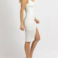 One And Only Collective - RUCHED COWL NECK MIDI DRESS