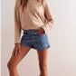 Free People - Bettie Sailor Patch Pocket Denim Shorts
