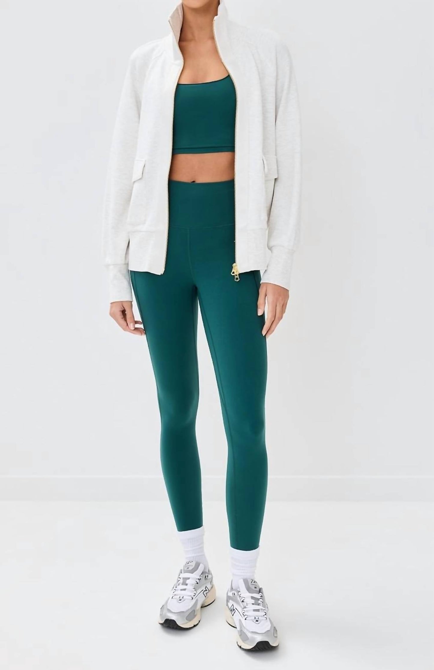 Varley - Roxbury Zip Through Sweatshirt