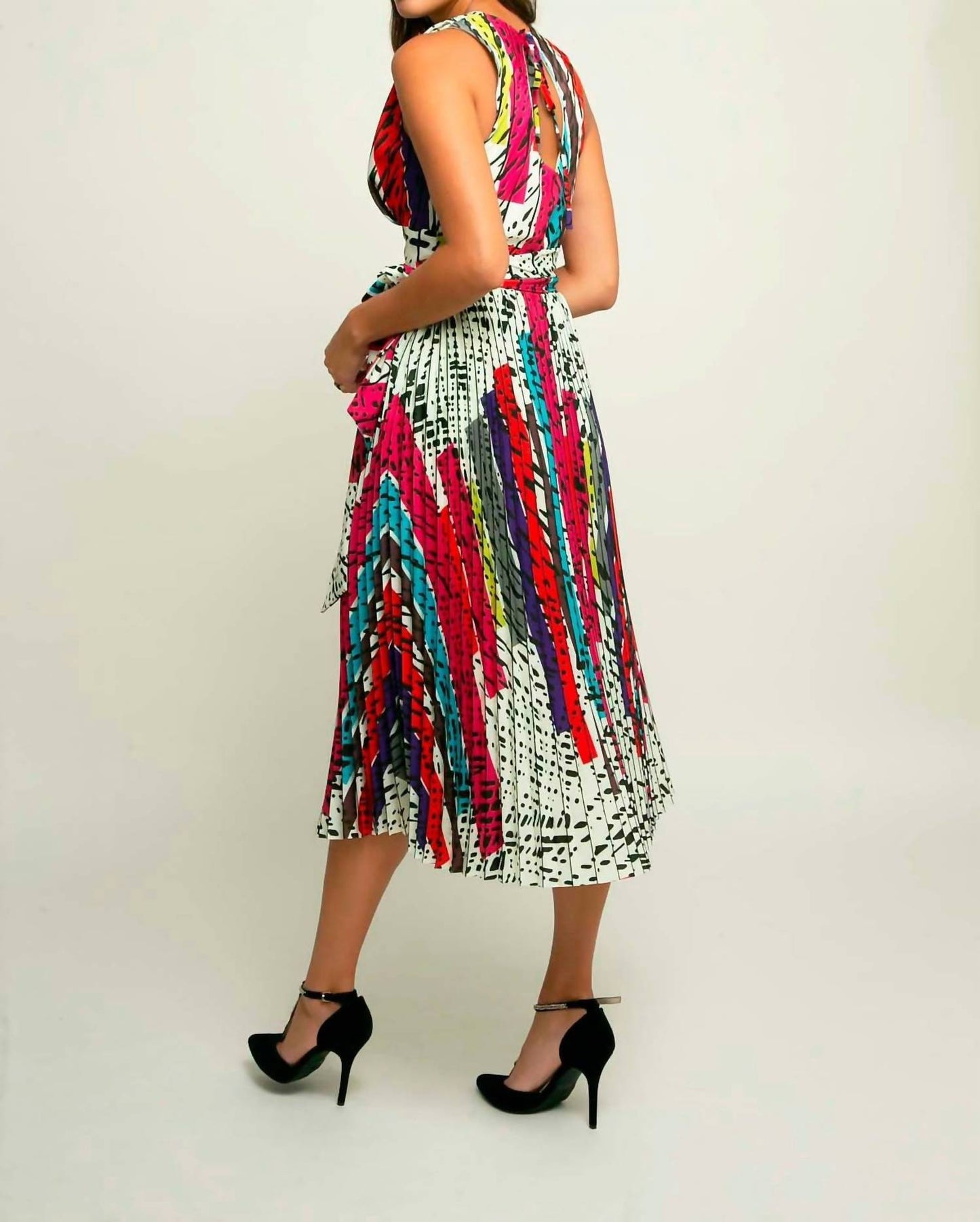 Eva Franco - Odette Pleated Midi Dress