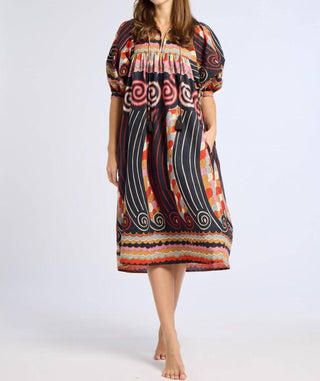 Mille - Saffron Dress Mear Print