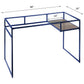 Yasin Glass Top Writing Desk