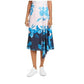 Ted Baker - Floral Asymmetrical Satin Midi Skirt