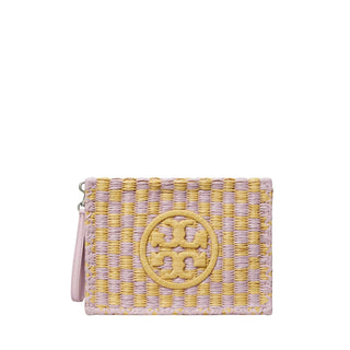 Tory Burch - Ella Crochet Checkered Clutch Bag