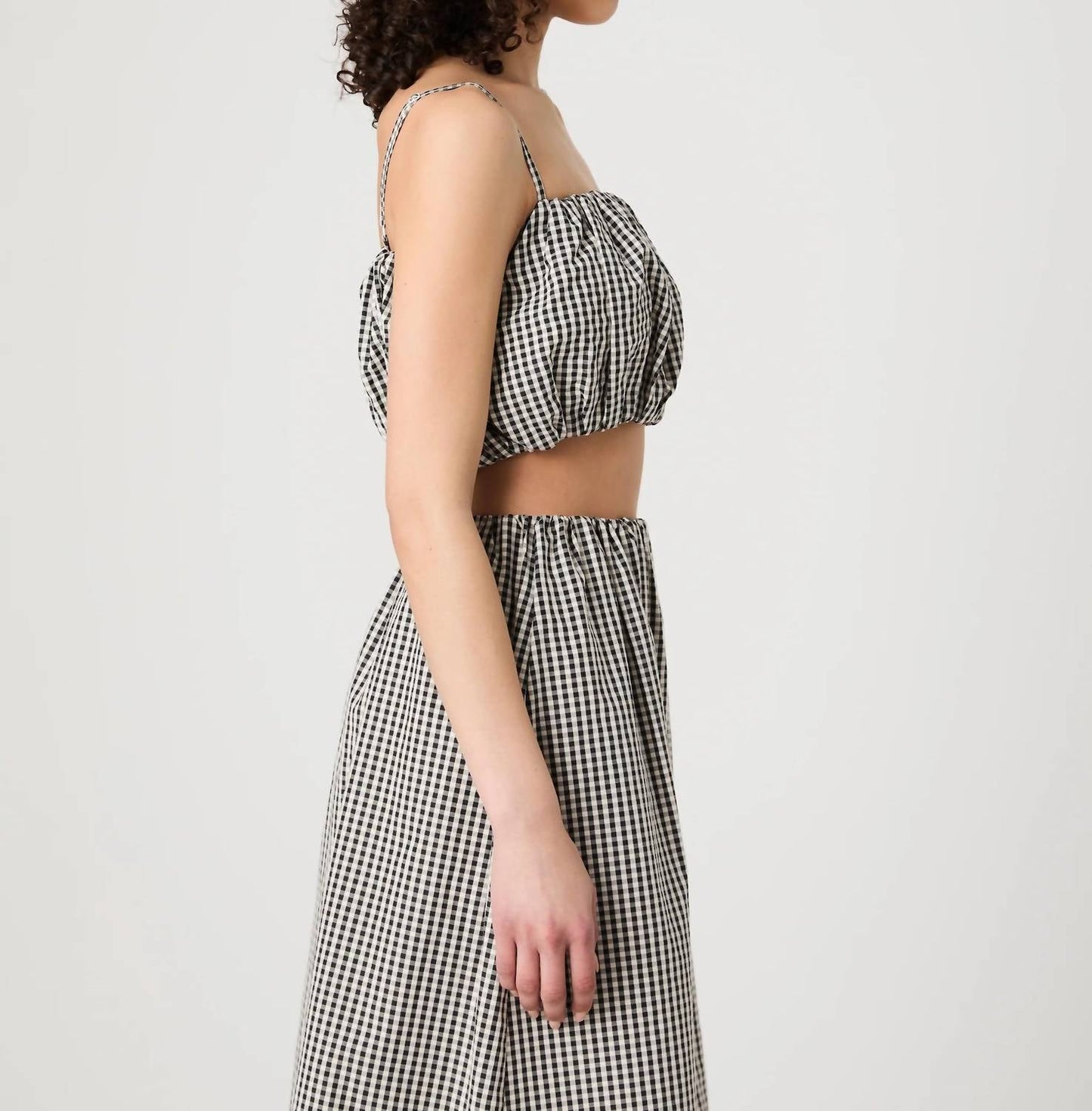 French Connection - Gingham Crop Top