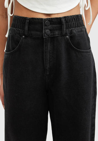 Allsaints - Hailey Frayed Hem Denim Straight Jean