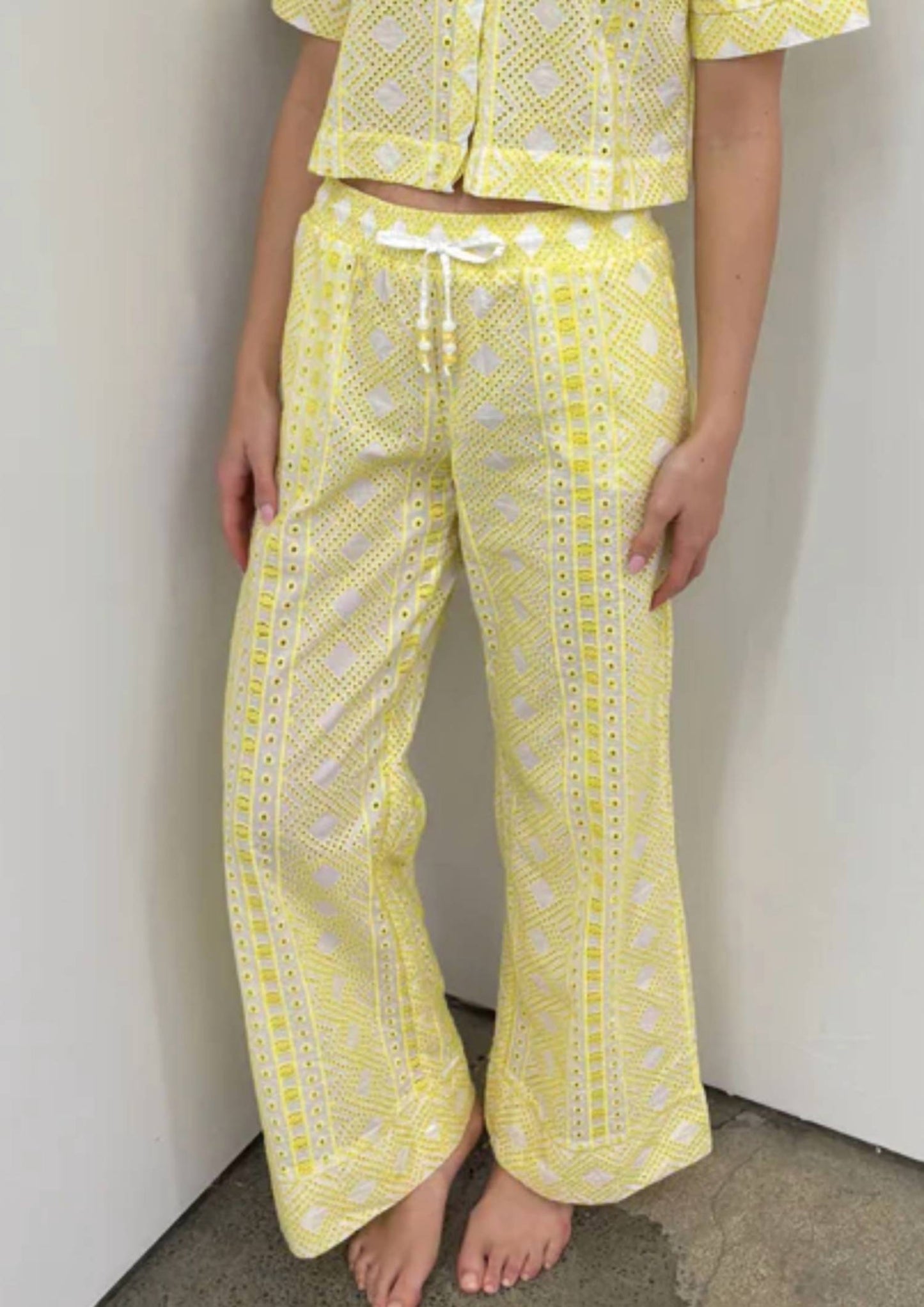 Jocelyn - Eyelet Pants