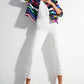Joseph Ribkoff - Fringe Beaded Pull On Cropped Jean