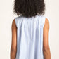 Derek Lam 10 Crosby - LUREX STRIPE TIE NECK TOP