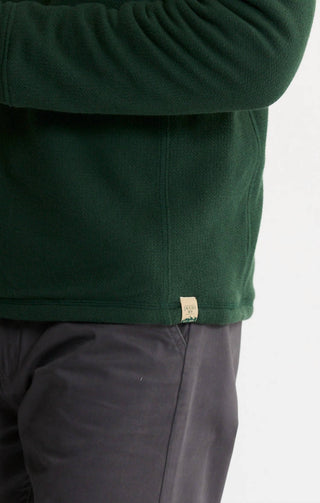 Jachs New York - Union Sherpa Lined Recycled Jacquard Henley Sweater