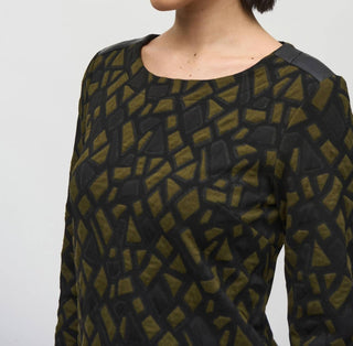 Joseph Ribkoff - Geometric Jacquard Shift Dress