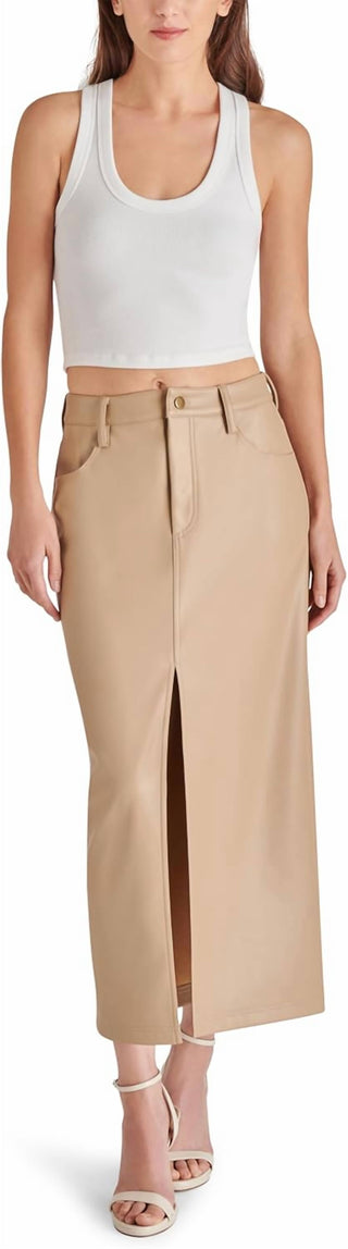 Steve Madden - Avani Faux Leather Maxi Skirt