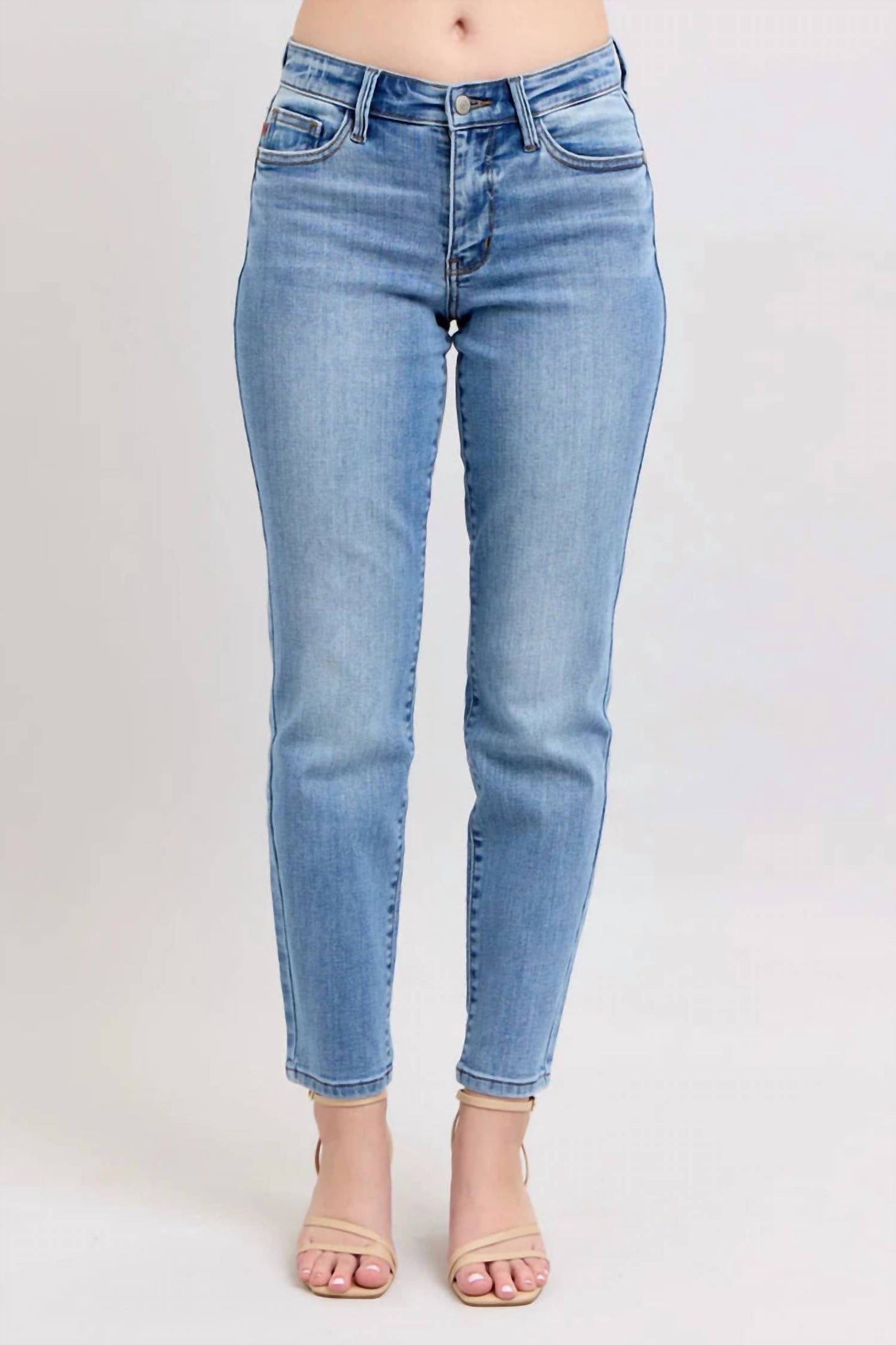 Judy Blue - Mid Rise Slim Fit Jean With Cell Pocket