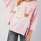 Easel - Love Patch Pullover Top