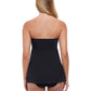Profile By Gottex - Twist Front Strapless One Piece Swimsuit