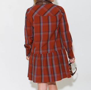 Thml - Plaid Button Up Dress