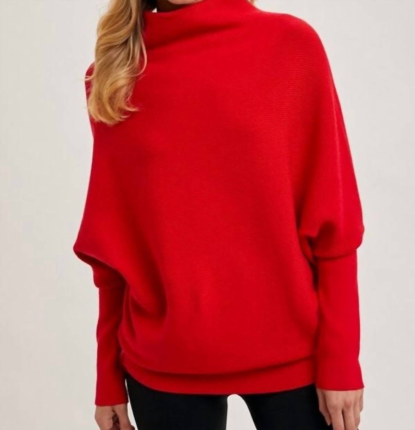 Bluivy - Slouch Neck Dolman Pullover