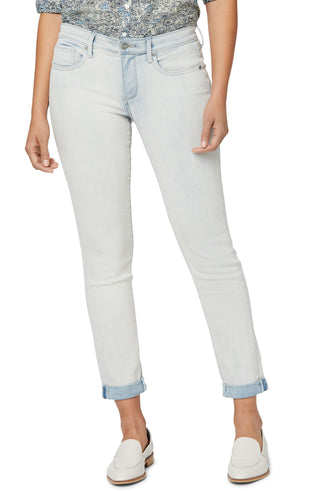 NYDJ Margot Ankle Straight Leg Girlfriend Jeans - Equinox Wash