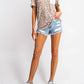 143 Story - Cheetah Pocket Top