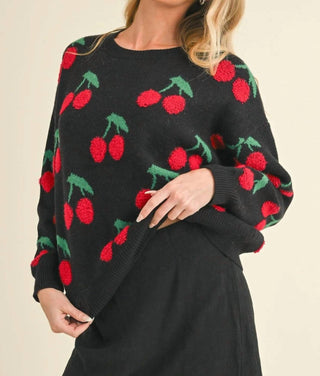 &Merci - I Pick You Cherry Sweater
