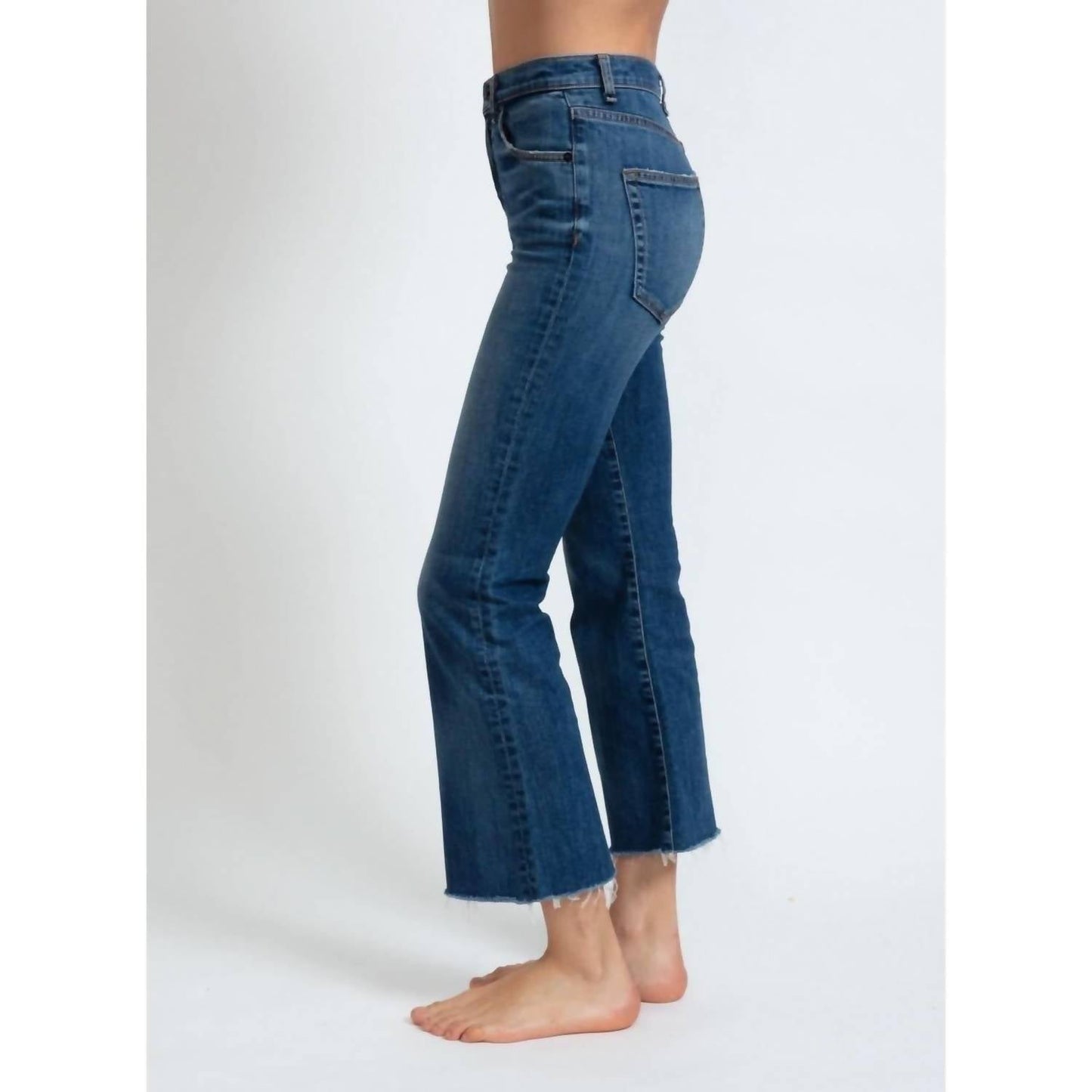Askk Ny - Geek Crop Flare Jeans