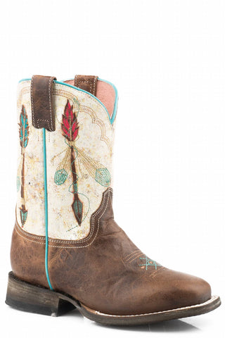 Roper - Little Kids Arrow Feather Boots