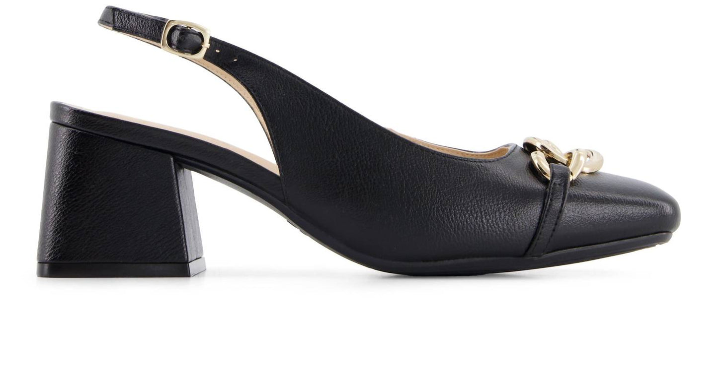 Andrea - Women's Slingback Pumps With Square Toe