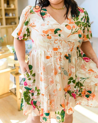 Entro - Delightful Surprise Floral Dress