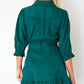 Entro - Corduroy Belted Dress