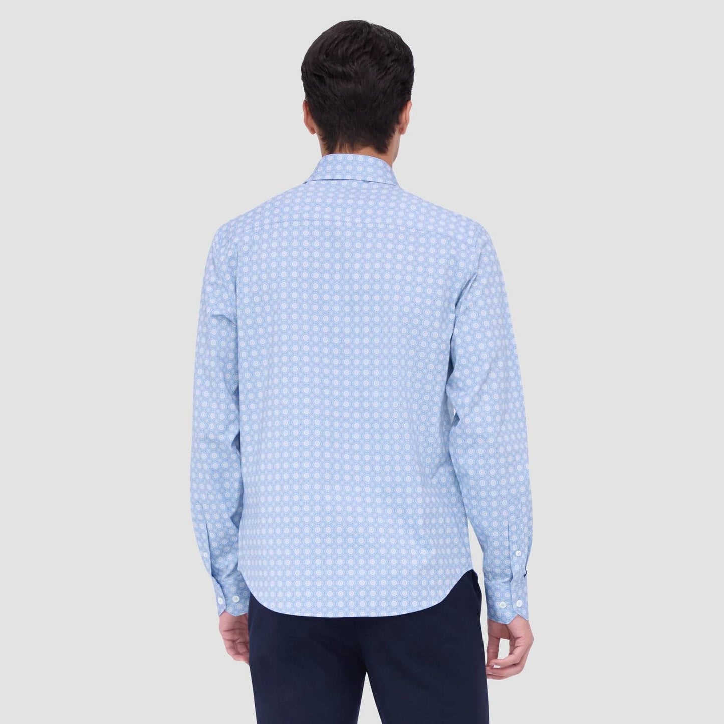 Bugatchi Uomo - Jimmy Double Sided Mandala/solid Ooohcotton Shirt