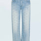 Pistola - Lexi Mid Rise Bowed Straight Jeans