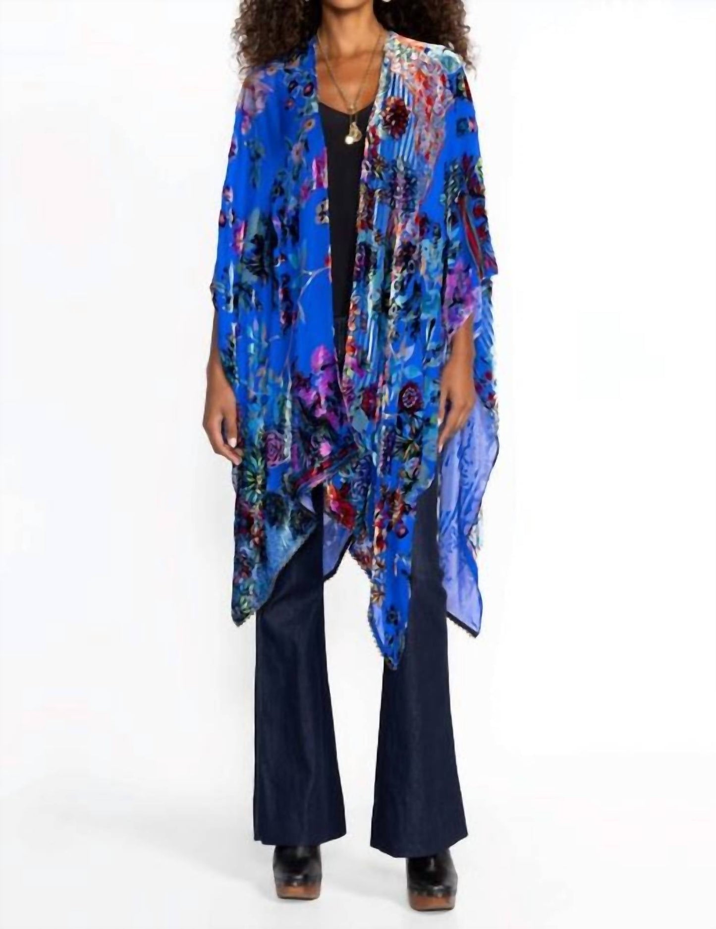 Johnny Was - BURNOUT VELVET SHAWL