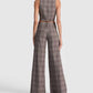 Alice + Olivia - Plaid Wide Leg Pant