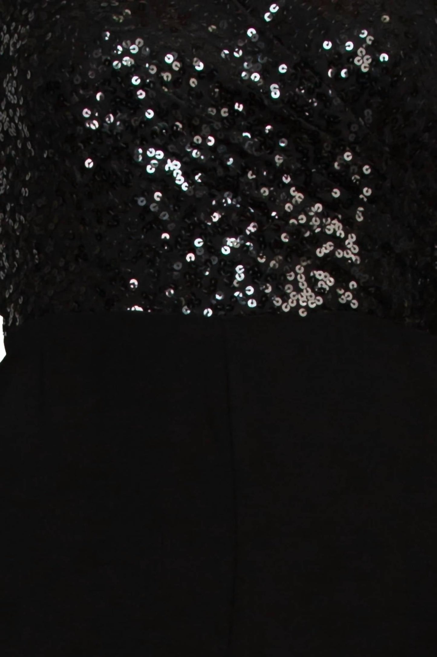 Adrianna Papell - Sequin Faux Wrap Jumpsuit