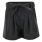 Christy Lynn - Women's Indigo Vegan Leather Shorts